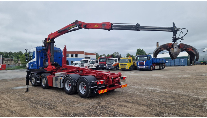 Camión multibasculante, Camión grúa Scania R500 8X4 Epsilon E250Z95: foto 16