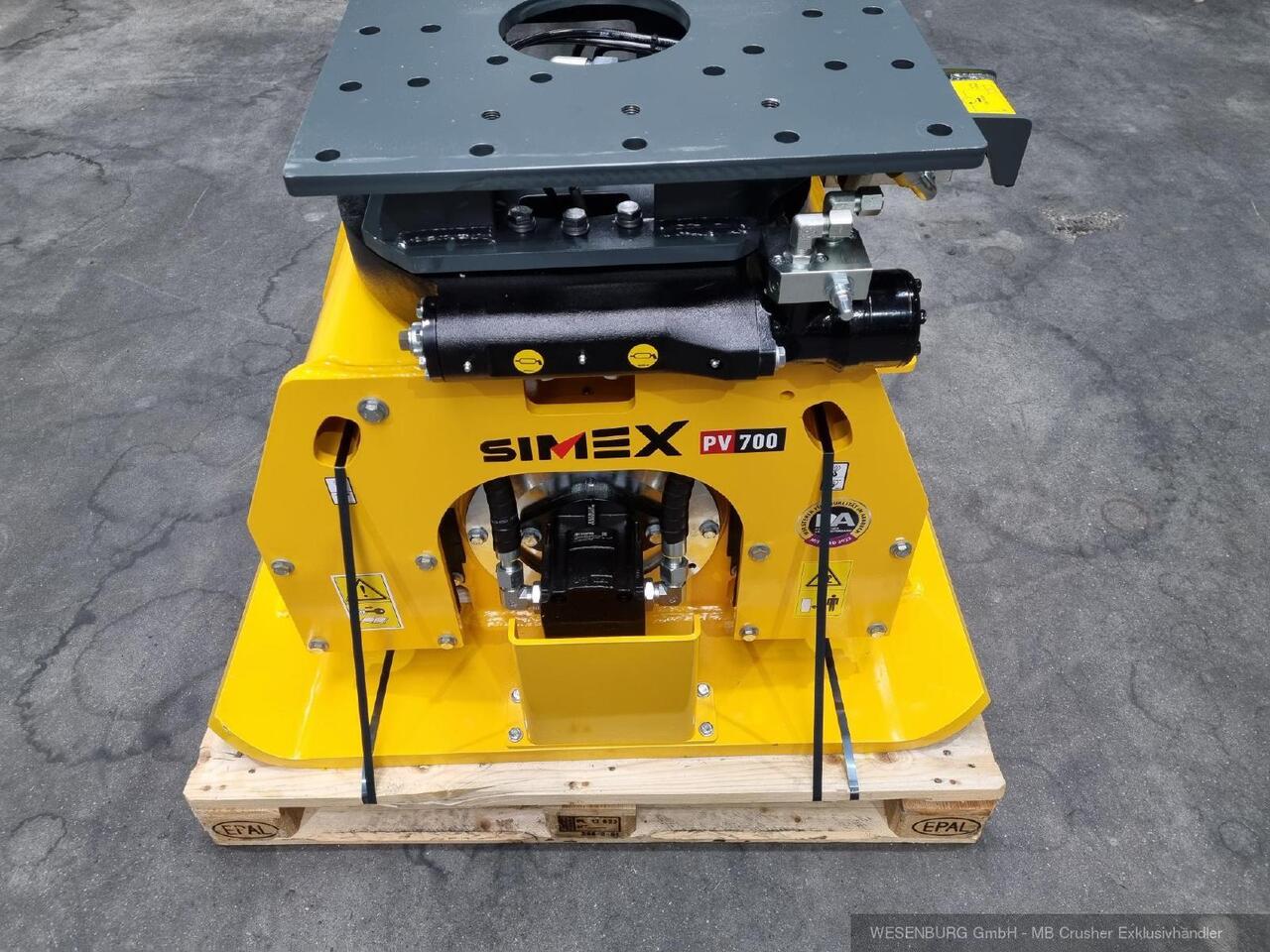 Simex Anbauverdichter PV700 inkl. Drehwerk Anbauklasse 12 - 25 t - Implemento, Plancha reversible para Excavadora: foto 3 Simex Anbauverdichter PV700 inkl. Drehwerk Anbauklasse 12 - 25 t - Implemento, Plancha reversible para Excavadora: foto 3