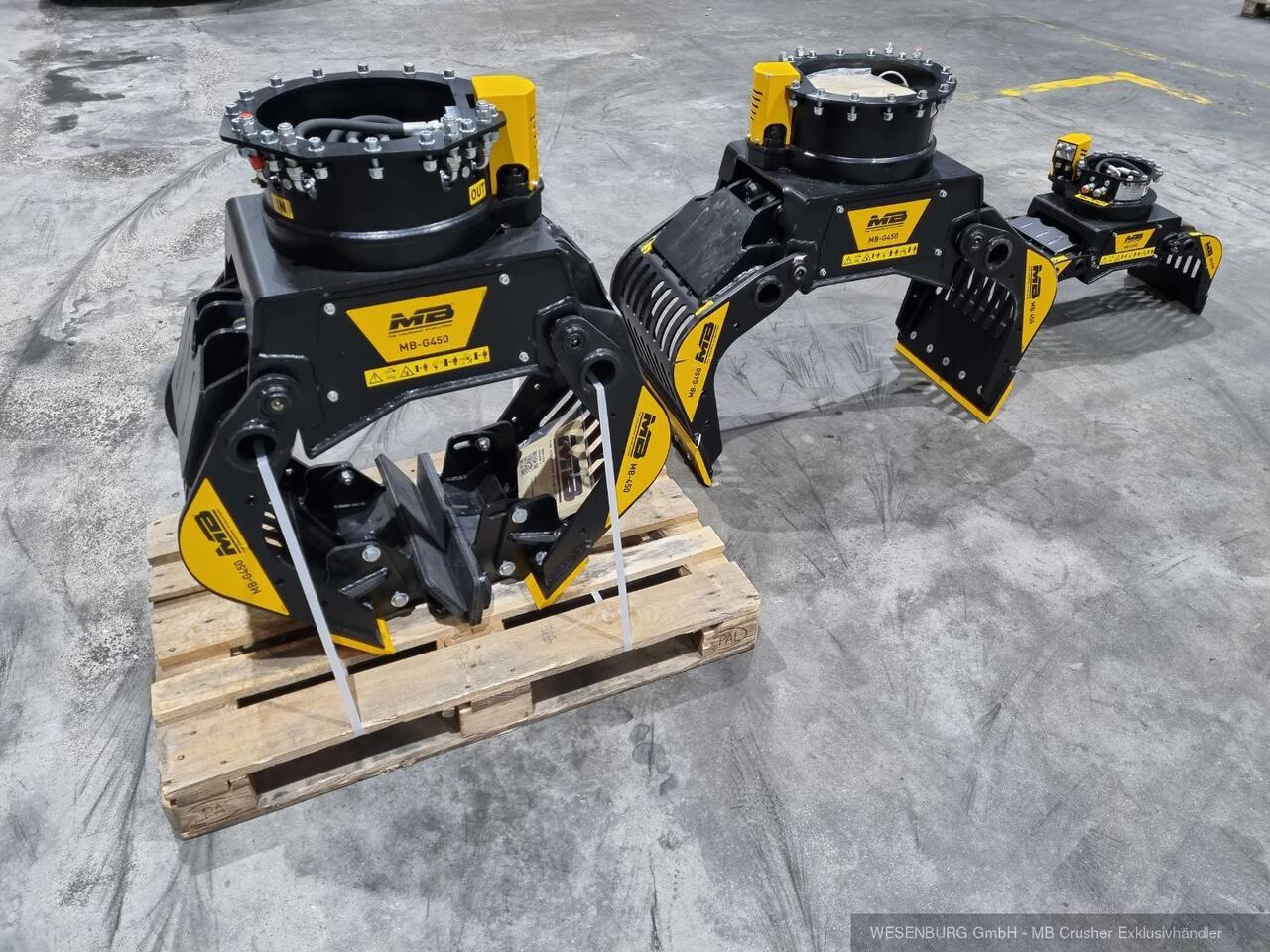 MB Crusher Sortiergreifer MB-G350 Anbauklasse 1,3 - 2,6 t - Pinza de manipulación para Maquinaria de construcción: foto 5 MB Crusher Sortiergreifer MB-G350 Anbauklasse 1,3 - 2,6 t - Pinza de manipulación para Maquinaria de construcción: foto 5