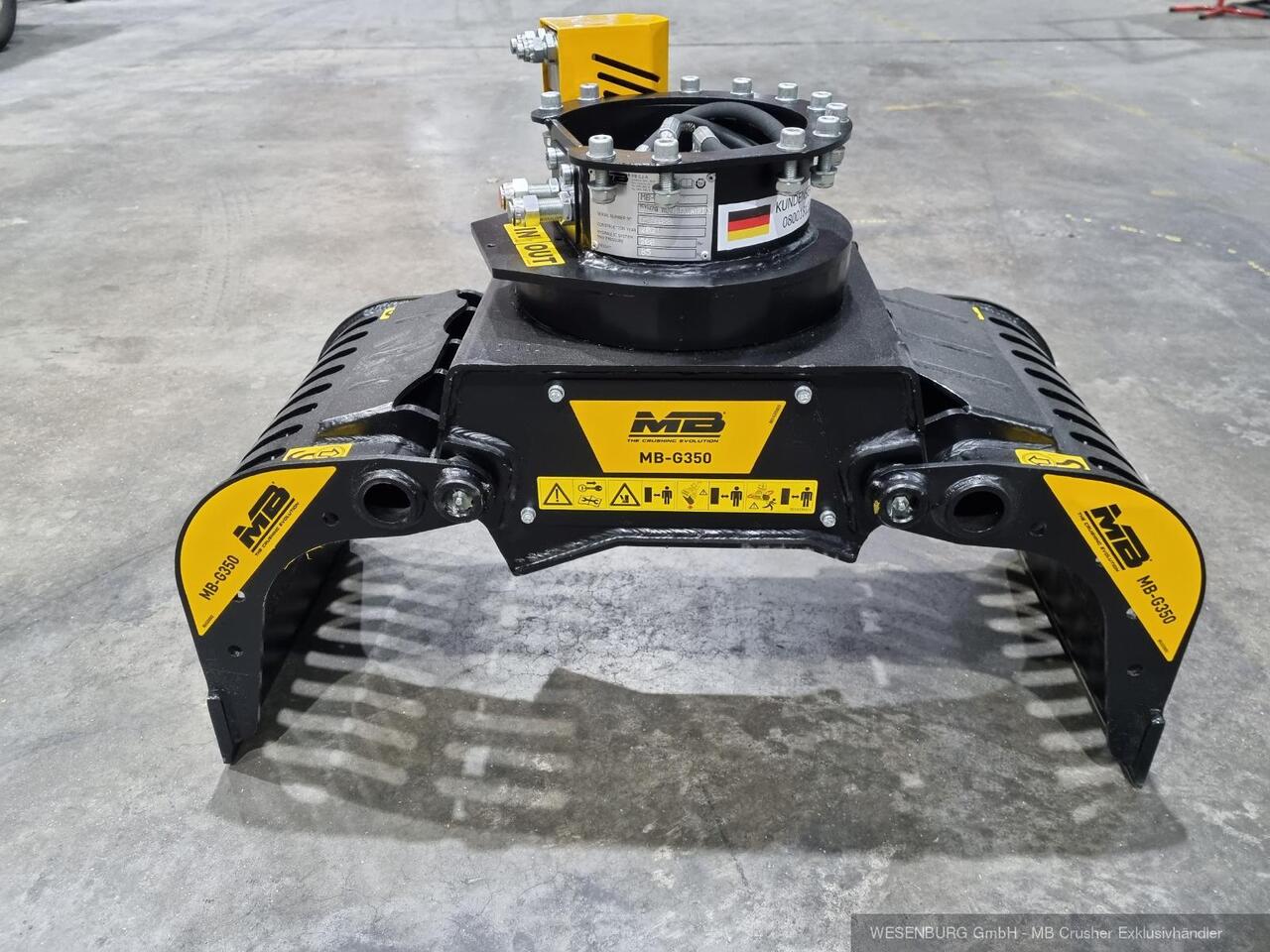 MB Crusher Sortiergreifer MB-G350 Anbauklasse 1,3 - 2,6 t - Pinza de manipulación para Maquinaria de construcción: foto 4 MB Crusher Sortiergreifer MB-G350 Anbauklasse 1,3 - 2,6 t - Pinza de manipulación para Maquinaria de construcción: foto 4