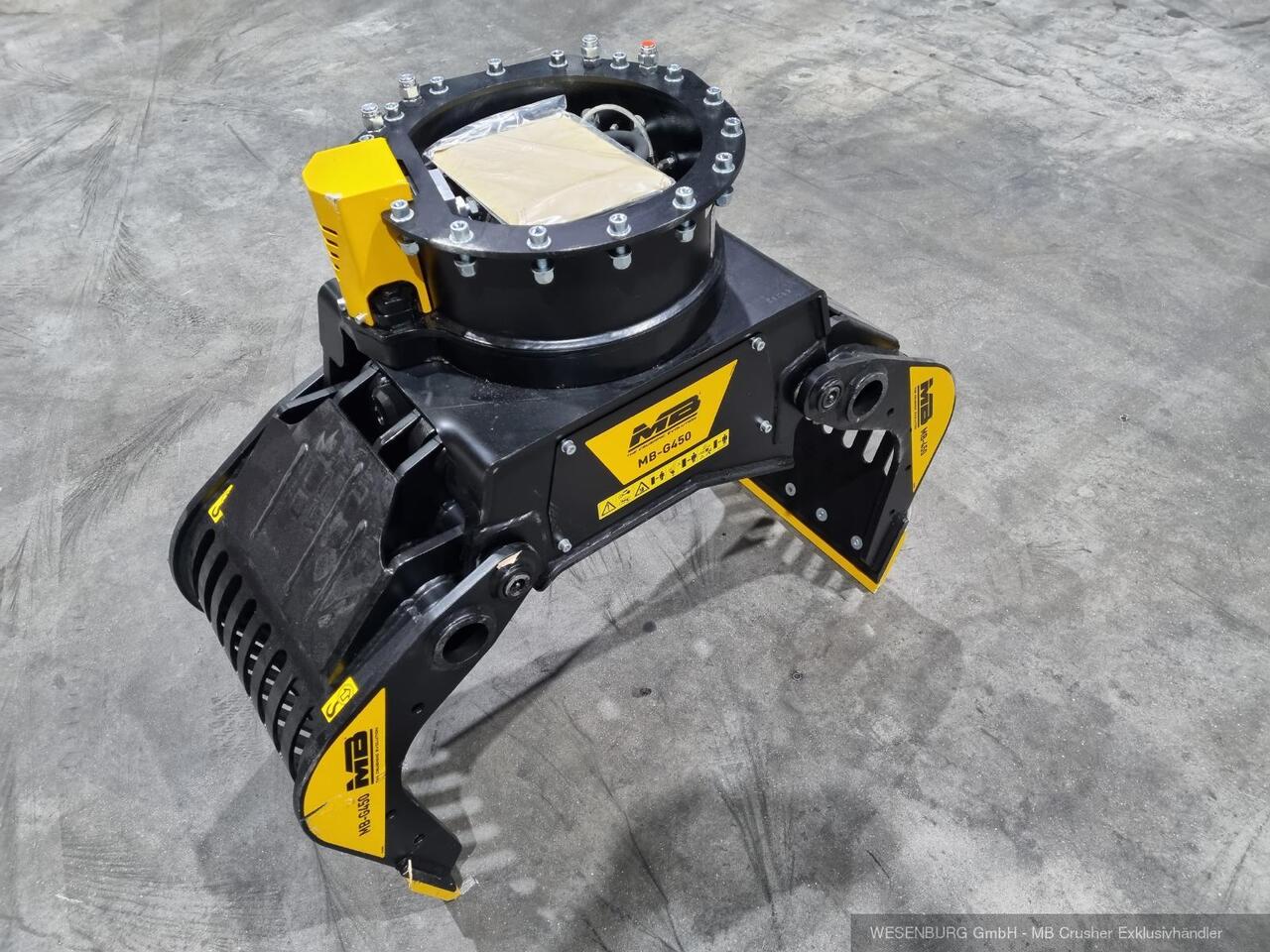 MB Crusher Sortiergreifer MB-G450 Anbauklasse 3,0 - 6,0 t - Pinza de manipulación para Maquinaria de construcción: foto 1 MB Crusher Sortiergreifer MB-G450 Anbauklasse 3,0 - 6,0 t - Pinza de manipulación para Maquinaria de construcción: foto 1