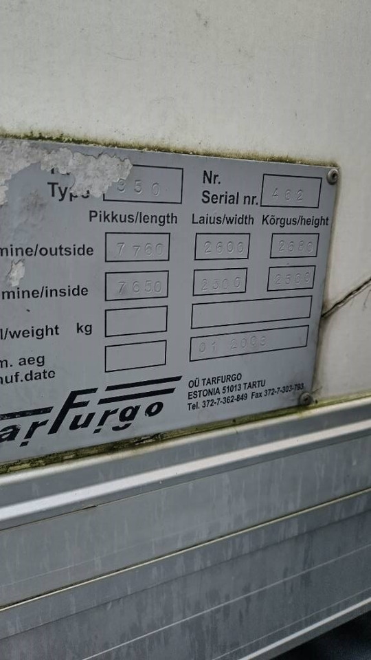 Scania P94 kokosivuaukeva kori+pl-nostin - Camión caja cerrada: foto 4 Scania P94 kokosivuaukeva kori+pl-nostin - Camión caja cerrada: foto 4