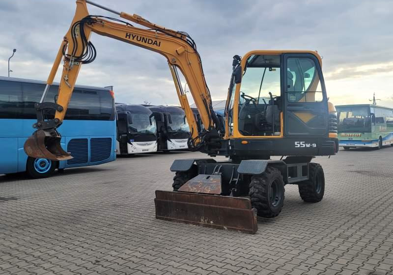 Excavadora de ruedas Hyundai ROBEX 55W-9 EXCAVATOR / SPROWADZONY Z FRANCJI: foto 16