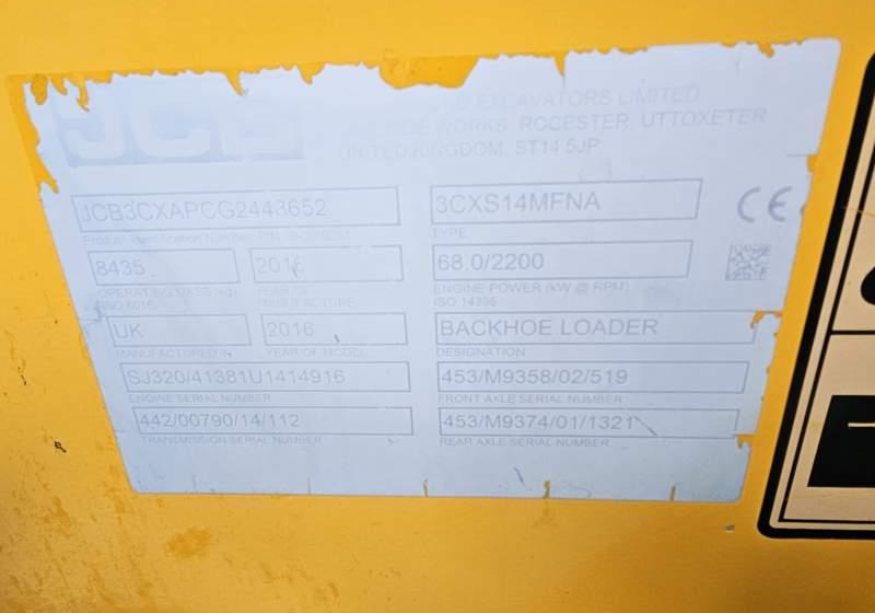 Retroexcavadora JCB 3CX SUPER / SPROWADZONA / 7 800 MTH / 92 KM: foto 14
