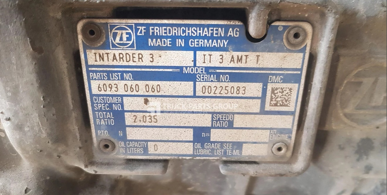 IVECO IVECO STRALIS HI-WAY EURO6 gearbox + intarder3 (retarder), 12AS2331TD, interder3, IT 3 AMT T, 6093060060, 00225083, 1333041065, 00238158, 4213550120, 6009297007, 6070010004, 6093060060, 3IT3AMT - Caja de cambios para Camión: foto 3 IVECO IVECO STRALIS HI-WAY EURO6 gearbox + intarder3 (retarder), 12AS2331TD, interder3, IT 3 AMT T, 6093060060, 00225083, 1333041065, 00238158, 4213550120, 6009297007, 6070010004, 6093060060, 3IT3AMT - Caja de cambios para Camión: foto 3