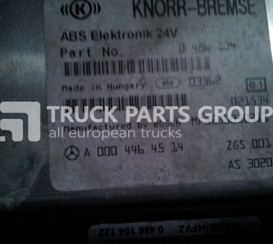 KNORR-BREMSE Mercedes BEnz Atego, Actros ABS / ASR ELEKTRONIK 24V EDC, ECU 00 control unit - Unidad de control para Camión: foto 2 KNORR-BREMSE Mercedes BEnz Atego, Actros ABS / ASR ELEKTRONIK 24V EDC, ECU 00 control unit - Unidad de control para Camión: foto 2
