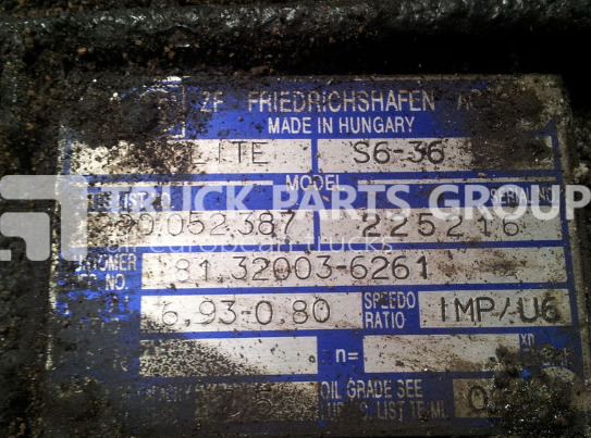 MAN TGL, TGM, TGS, L2000, 8.163, 12.224 gearbox S6-36 gearbox - Caja de cambios para Camión: foto 2 MAN TGL, TGM, TGS, L2000, 8.163, 12.224 gearbox S6-36 gearbox - Caja de cambios para Camión: foto 2