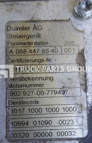MERCEDES-BENZ Atego 6 cylinder EURO5, OM906LA V control unit - Unidad de control para Camión: foto 2 MERCEDES-BENZ Atego 6 cylinder EURO5, OM906LA V control unit - Unidad de control para Camión: foto 2