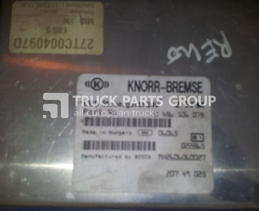 RENAULT DXI MAGNUM, PREMIUM EBS Control unit 20749025, 20895573, 0486106 control unit - Unidad de control para Camión: foto 2 RENAULT DXI MAGNUM, PREMIUM EBS Control unit 20749025, 20895573, 0486106 control unit - Unidad de control para Camión: foto 2