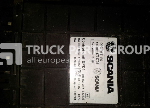 SCANIA , E5 OPC4 ET1, ECU, GMS, control unit, 1754709, 1758158, 14785 control unit - Unidad de control para Camión: foto 1 SCANIA , E5 OPC4 ET1, ECU, GMS, control unit, 1754709, 1758158, 14785 control unit - Unidad de control para Camión: foto 1