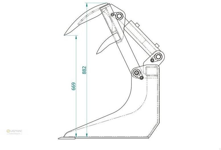 Vemac Krokodilschaufel 90 cm Kroko Schaufel Avant Multione Hoflader NEU - Equipo para silos: foto 4 Vemac Krokodilschaufel 90 cm Kroko Schaufel Avant Multione Hoflader NEU - Equipo para silos: foto 4