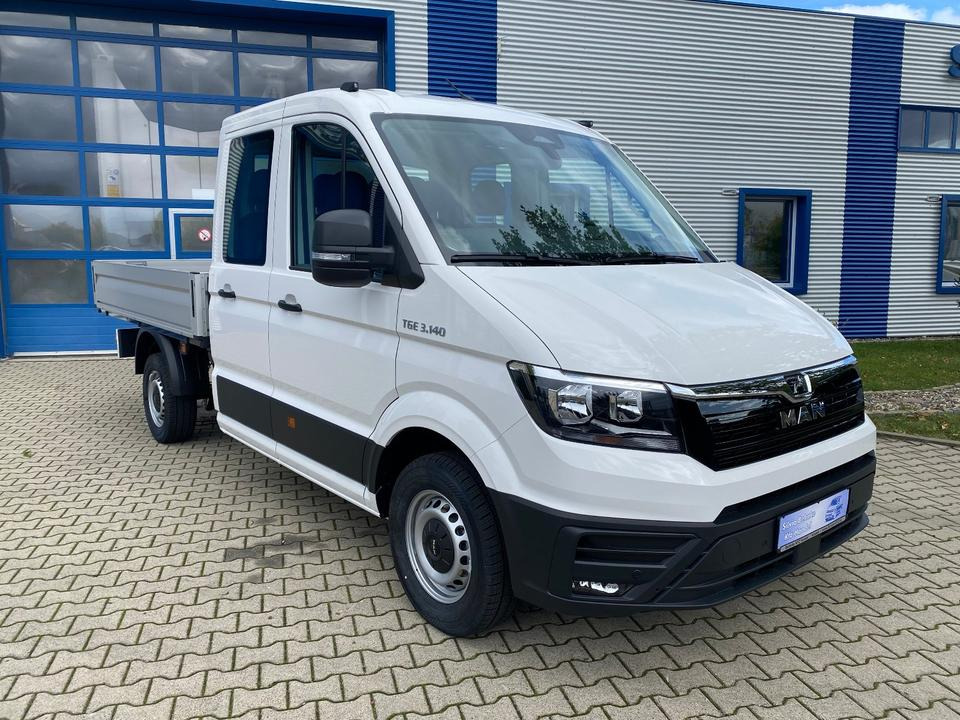 MAN TGE 3.140 Doka Pritsche Next Level *TEMPO*KLIMA*CAM*AHK*APP*PDC*INKL.19% MWST*SOFORT!* - Furgoneta caja abierta, Furgoneta combi: foto 2 MAN TGE 3.140 Doka Pritsche Next Level *TEMPO*KLIMA*CAM*AHK*APP*PDC*INKL.19% MWST*SOFORT!* - Furgoneta caja abierta, Furgoneta combi: foto 2