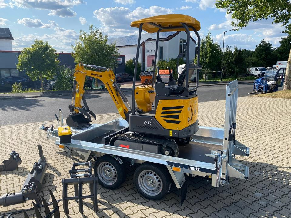 Miniexcavadora Minibagger BK1250JSR + Tieflader + Zubehör *INKL.19% MWST*BERGER KRAUS*VERSTELLFAHRWERK* KUBOTA*SOFORT!*: foto 6