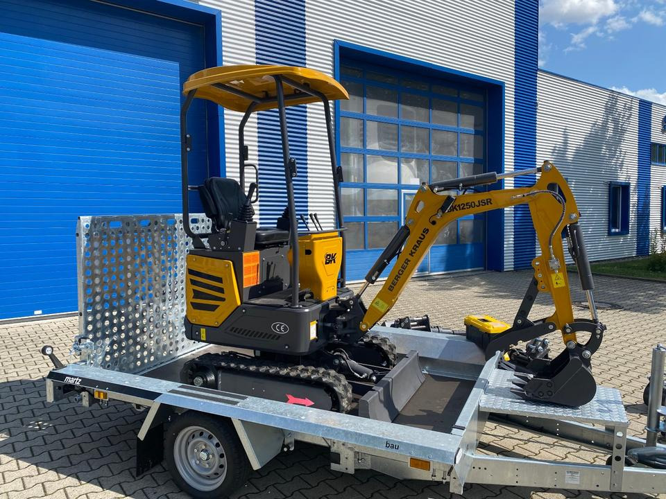 Miniexcavadora Minibagger BK1250JSR + Tieflader + Zubehör *INKL.19% MWST*BERGER KRAUS*VERSTELLFAHRWERK* KUBOTA*SOFORT!*: foto 6