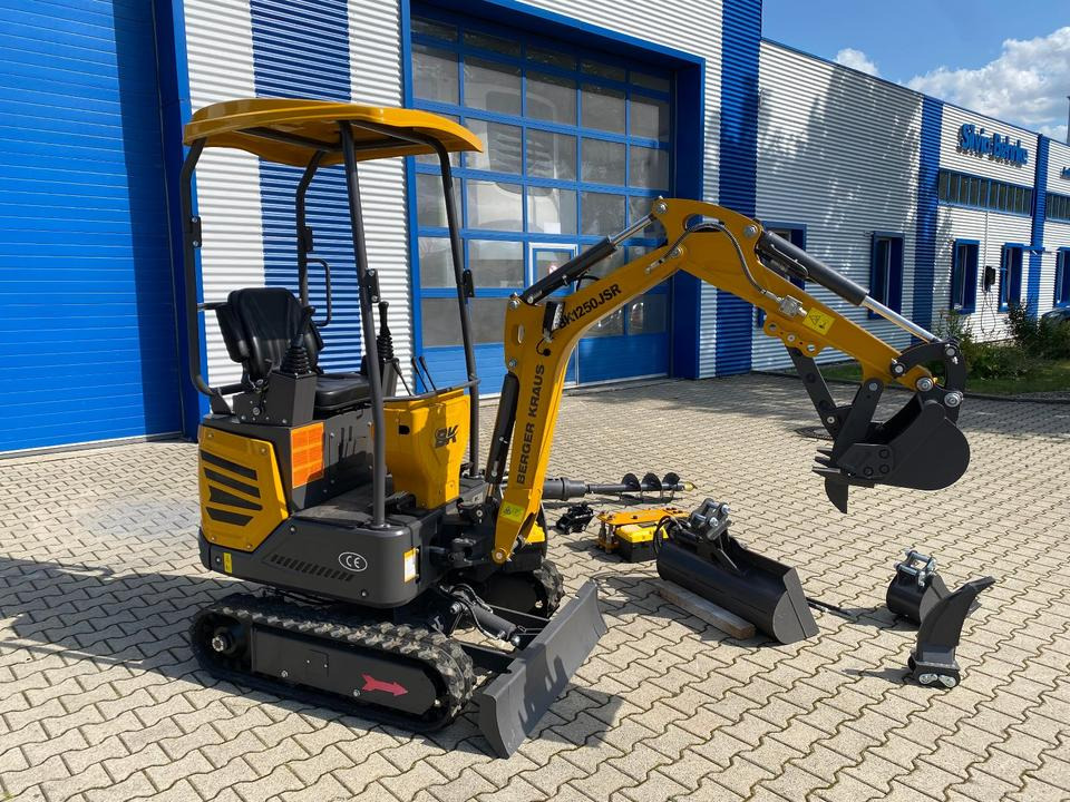 Miniexcavadora Minibagger BK1250JSR inkl. großem Zubehörpaket *INKL.19% MWST*BERGER KRAUS*KUBOTA* VERSTELLFAHRWERK*SOFORT!*: foto 6