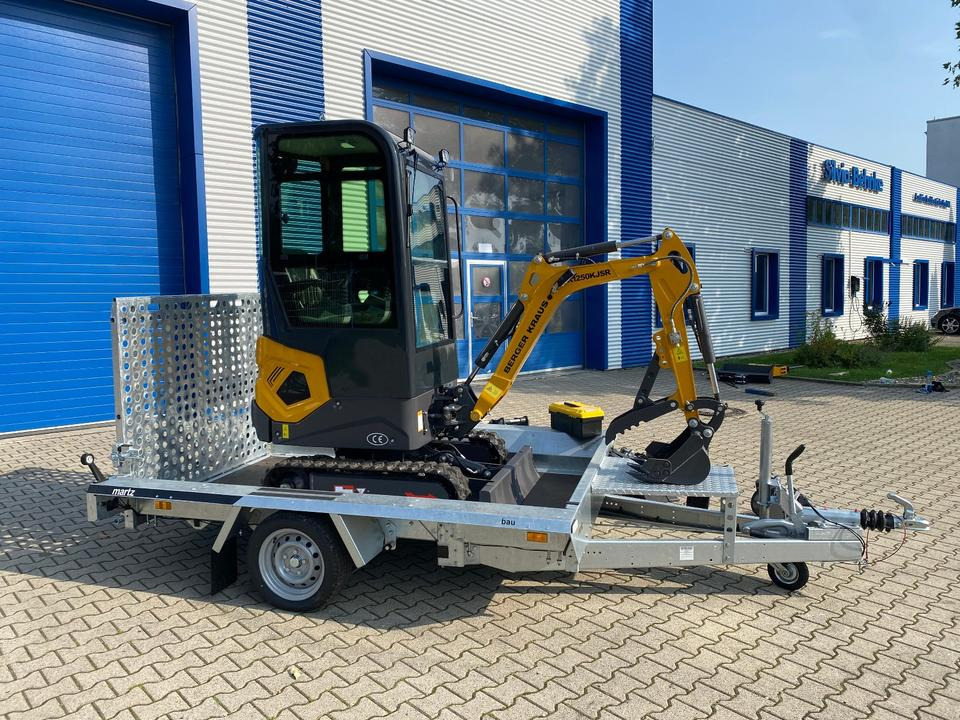 Miniexcavadora Minibagger BK1250KJSR + Tieflader + Zubehör *INKL.19% MWST*BERGER KRAUS*VERSTELLFAHRWERK* KUBOTA*SOFORT!*: foto 7