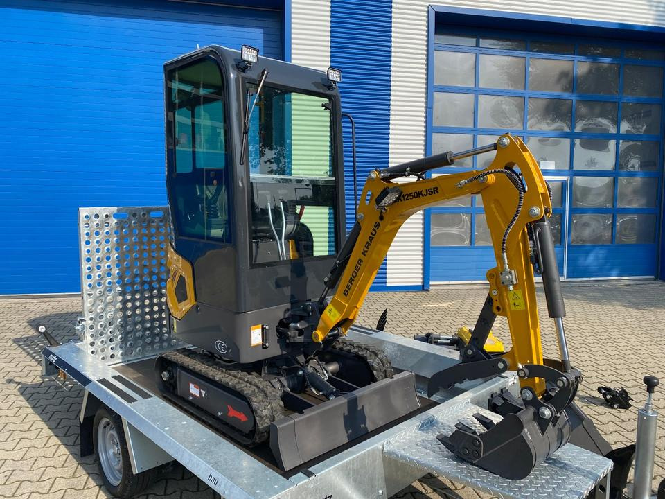 Miniexcavadora Minibagger BK1250KJSR + Tieflader + Zubehör *INKL.19% MWST*BERGER KRAUS*VERSTELLFAHRWERK* KUBOTA*SOFORT!*: foto 9