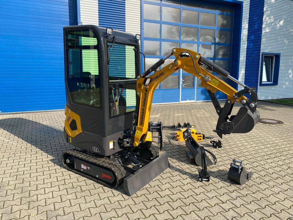 Miniexcavadora Minibagger BK1250KJSR inkl. großem Zubehörpaket *INKL.19% MWST*BERGER KRAUS*KUBOTA* VERSTELLFAHRWERK*SOFORT!*: foto 8