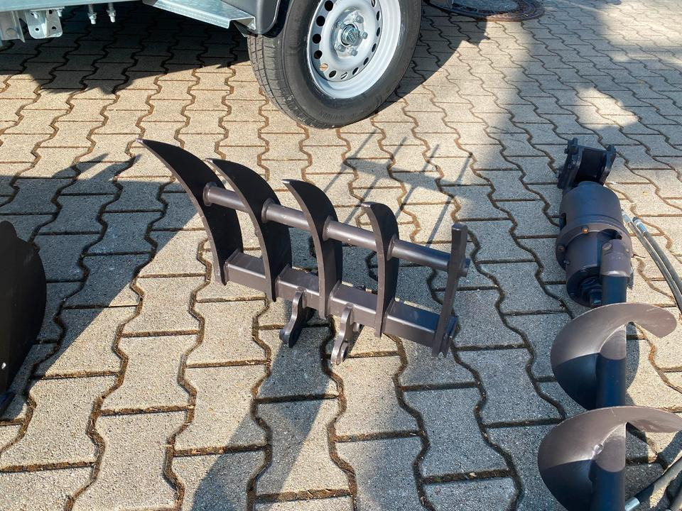 Miniexcavadora, Remolque Minibagger BK950JS + Anhänger + Zubehör *INKL.19% MWST*BERGER KRAUS*JOYSTICK*SOFORT!*: foto 12