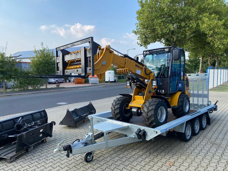 Teleskoplader/Radlader BK810T inkl. Tieflader und Schneeschild *INKL.19% MWST*BERGER KRAUS*KUBOTA*EURO*CE* - Cargadora articulada, Remolque: foto 4 Teleskoplader/Radlader BK810T inkl. Tieflader und Schneeschild *INKL.19% MWST*BERGER KRAUS*KUBOTA*EURO*CE* - Cargadora articulada, Remolque: foto 4