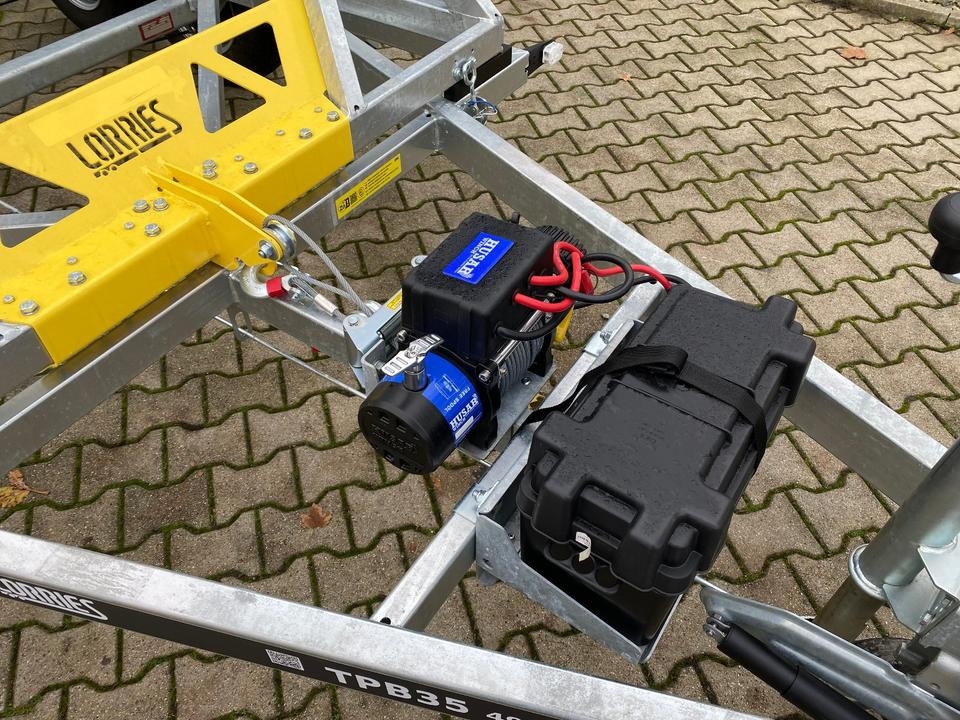 Remolque portabobinas Vermietung / Kabelanhänger 3500KG E-Winde / Nutzlast 2825KG / Kabeltrommel-Anhänger / Glasfaser/ 1 Woche: foto 7