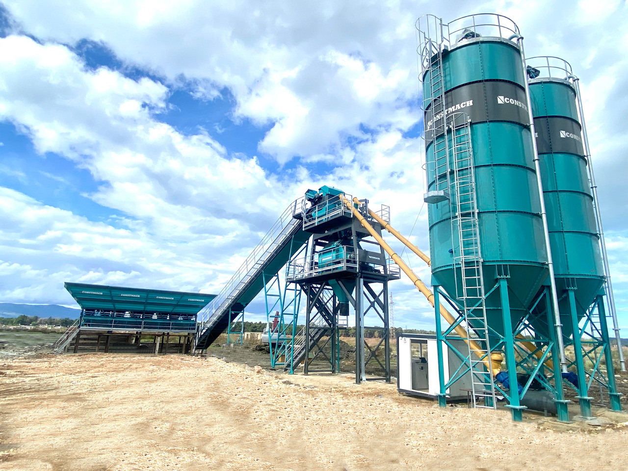 Constmach 100 m³/h Stationäre Betonmischanlage - Planta de hormigón: foto 1 Constmach 100 m³/h Stationäre Betonmischanlage - Planta de hormigón: foto 1