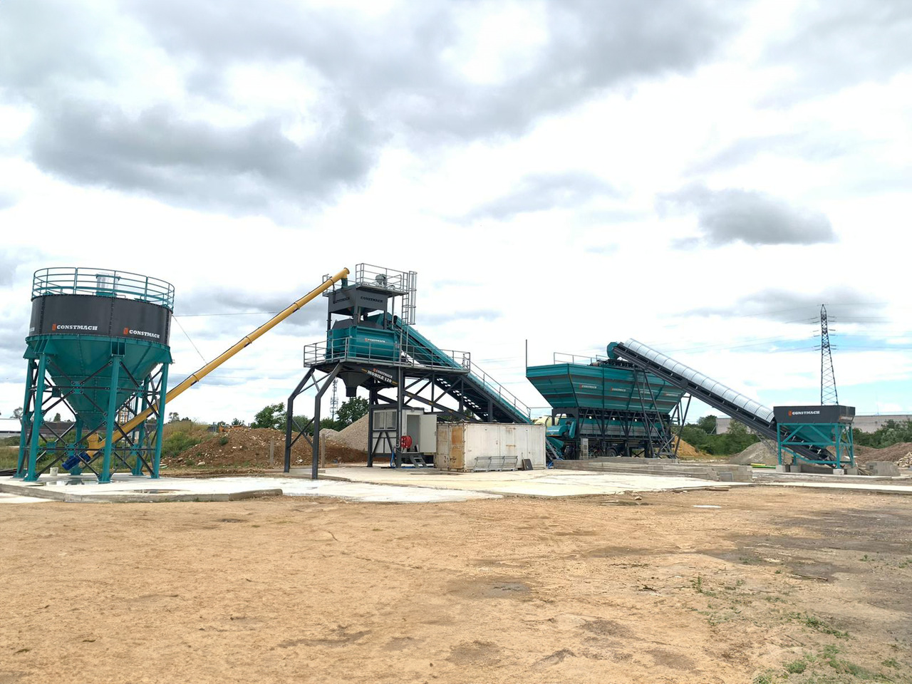 Constmach 120 m³/h Mobile Concrete Batching Plant - Planta de hormigón: foto 1 Constmach 120 m³/h Mobile Concrete Batching Plant - Planta de hormigón: foto 1