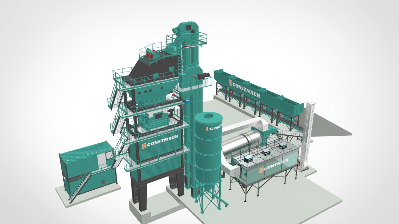 Constmach Centrale D'asphalte Stationnaire Livrée en Stock Garantie 2 ans - Planta de asfalto: foto 1 Constmach Centrale D'asphalte Stationnaire Livrée en Stock Garantie 2 ans - Planta de asfalto: foto 1