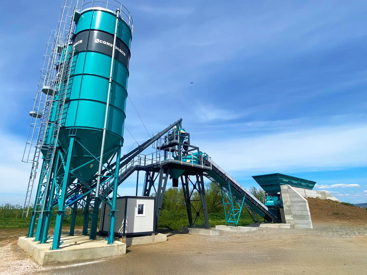 Constmach Centrale à Béton Compacte de 60 m³/h Avec Tapis Roulant - Planta de hormigón: foto 4 Constmach Centrale à Béton Compacte de 60 m³/h Avec Tapis Roulant - Planta de hormigón: foto 4