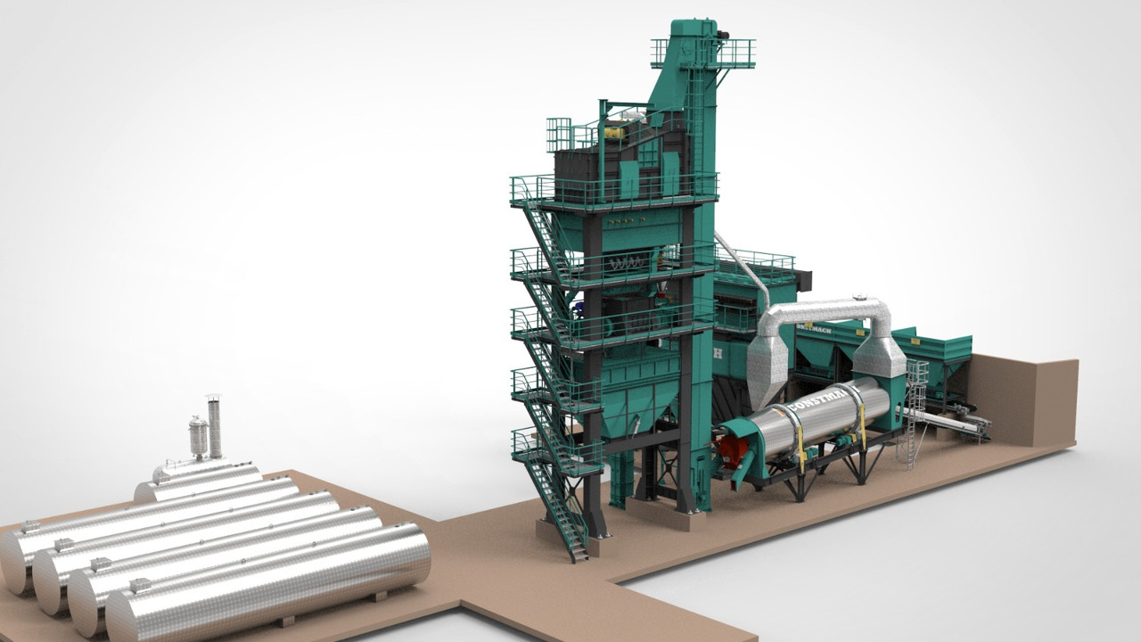 Planta de asfalto nuevo Constmach Centrales D'asphalte Fixes de Type Batch: foto 13