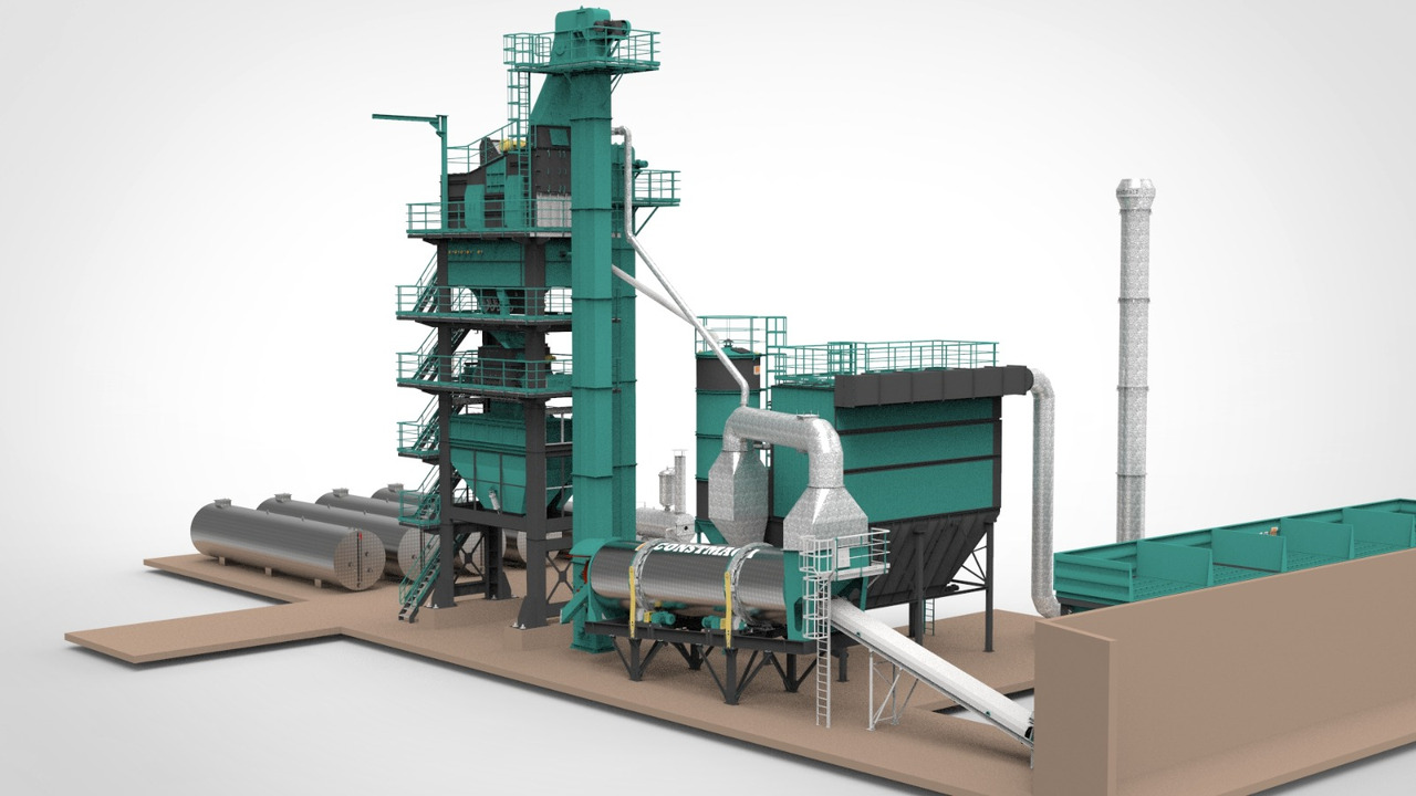 Planta de asfalto nuevo Constmach Centrales D'asphalte Fixes de Type Batch: foto 12