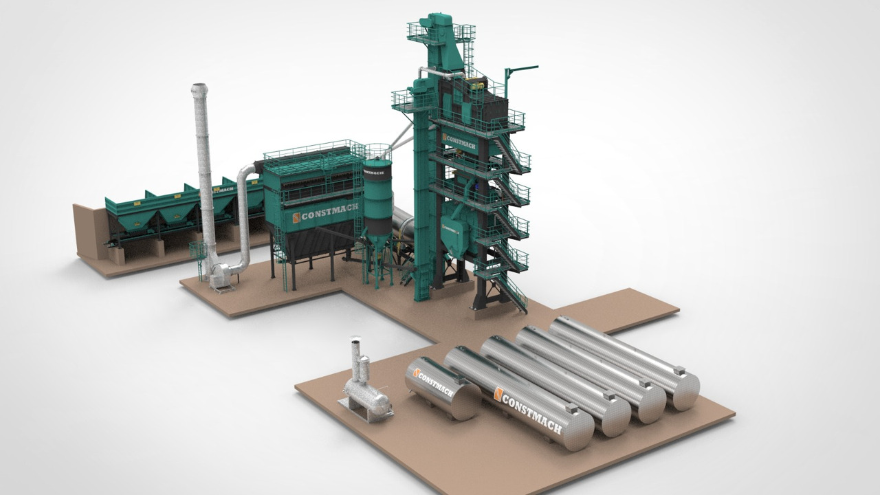 Planta de asfalto nuevo Constmach Centrales D'asphalte Fixes de Type Batch: foto 21