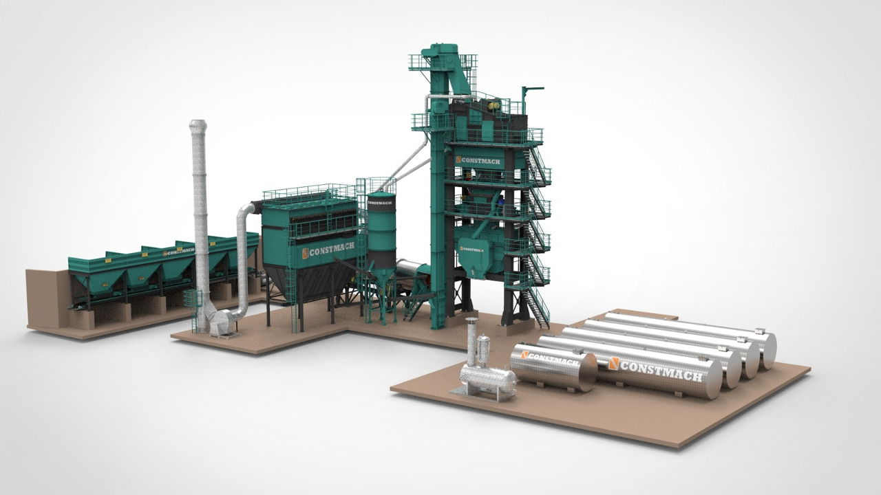 Planta de asfalto nuevo Constmach Centrales D'asphalte Fixes de Type Batch: foto 11