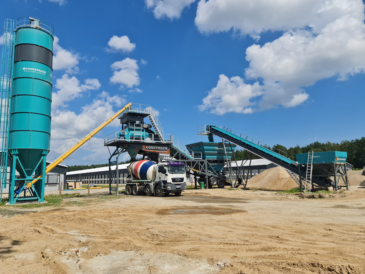 Constmach Mobile Betonmischanlage mit 100 m³/h - Planta de hormigón: foto 4 Constmach Mobile Betonmischanlage mit 100 m³/h - Planta de hormigón: foto 4