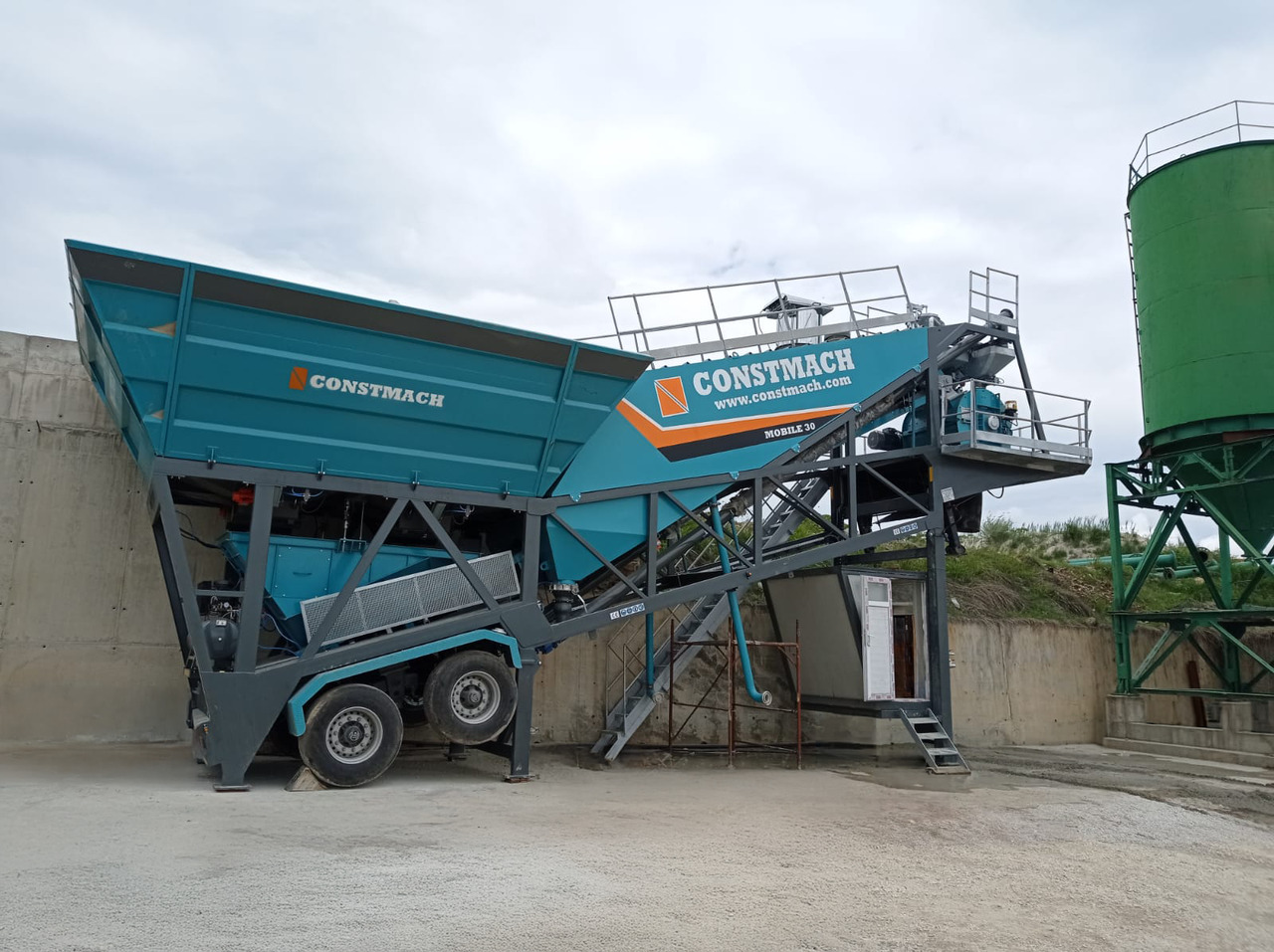Constmach Mobile Betonmischanlage mit 30 m³/h - Planta de hormigón: foto 3 Constmach Mobile Betonmischanlage mit 30 m³/h - Planta de hormigón: foto 3