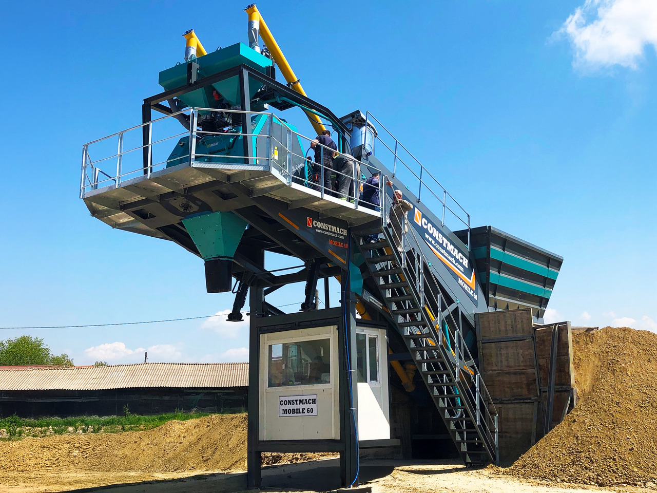 Constmach Mobile Betonmischanlage mit 60 m³/h - Planta de hormigón: foto 4 Constmach Mobile Betonmischanlage mit 60 m³/h - Planta de hormigón: foto 4