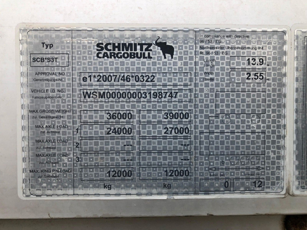 Semirremolque lona Schmitz Cargobull SCB*S3T Mega*Hubdach*EdschaVerdeck*Plane Neutral: foto 15