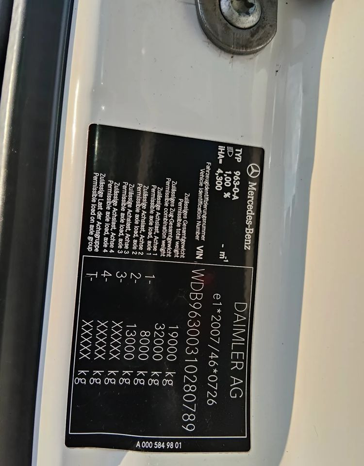 Camión frigorífico Mercedes-Benz Antos: foto 19 Camión frigorífico Mercedes-Benz Antos: foto 19