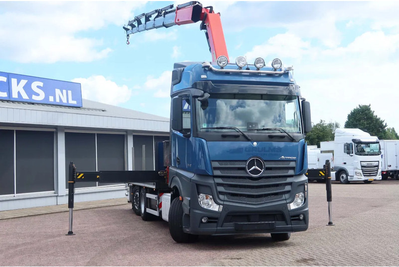 Mercedes-Benz Actros 2542 2542 L Openwagen+Kraan Palginer PK 3302 EH - Camión grúa: foto 2 Mercedes-Benz Actros 2542 2542 L Openwagen+Kraan Palginer PK 3302 EH - Camión grúa: foto 2