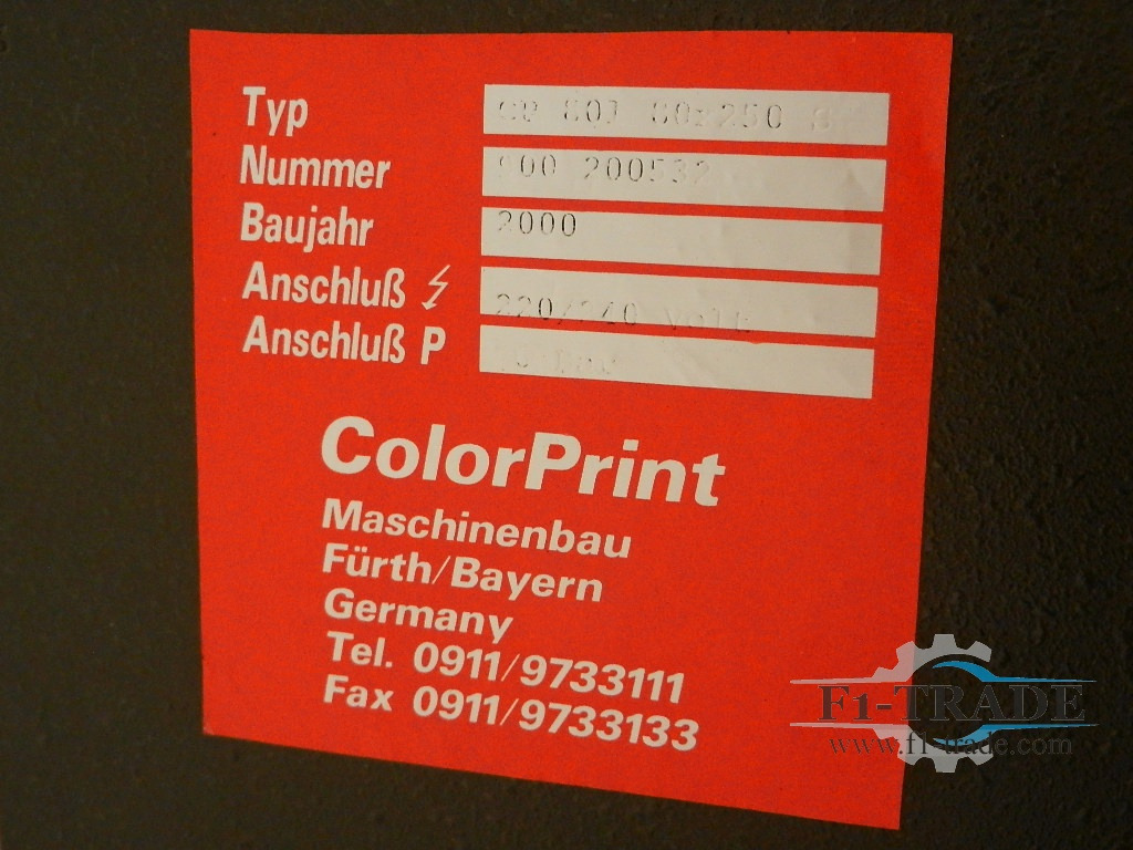 Máquina de impresión ColorPrint CP: foto 6