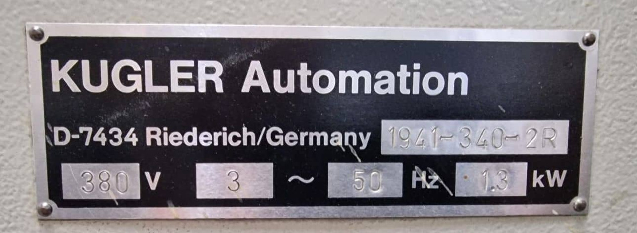 Kugler 340-2R - Máquina de corte de papel: foto 4 Kugler 340-2R - Máquina de corte de papel: foto 4