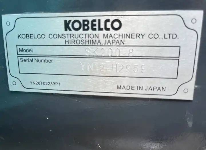 20t Used Kobelco Excavator Sk200-8 Sk200 210-8,Kobelco Sk140 Sk200 Sk210 Excavators In Shanghai - Excavadora de cadenas: foto 5 20t Used Kobelco Excavator Sk200-8 Sk200 210-8,Kobelco Sk140 Sk200 Sk210 Excavators In Shanghai - Excavadora de cadenas: foto 5