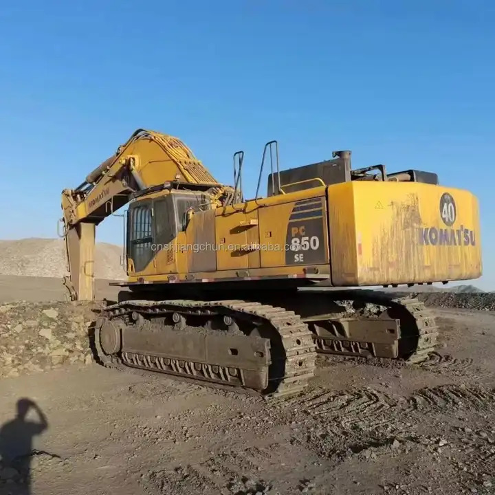 Secondhand Komatsu pc850 Komatsu 85 tons of excavator used komatsu PC850 excavator change rock arm crushing hammer - Excavadora: foto 1 Secondhand Komatsu pc850 Komatsu 85 tons of excavator used komatsu PC850 excavator change rock arm crushing hammer - Excavadora: foto 1
