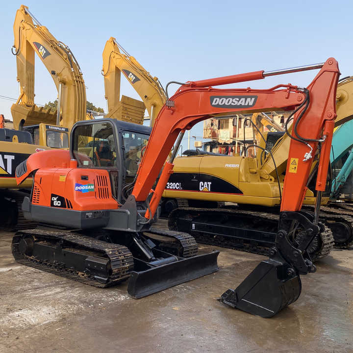 Used excavator doosan dx60 excavators earth-moving machinery doosan dx60 dx80 dx75 dx225 dh60 dh60-7 excavator - Excavadora de cadenas: foto 1 Used excavator doosan dx60 excavators earth-moving machinery doosan dx60 dx80 dx75 dx225 dh60 dh60-7 excavator - Excavadora de cadenas: foto 1