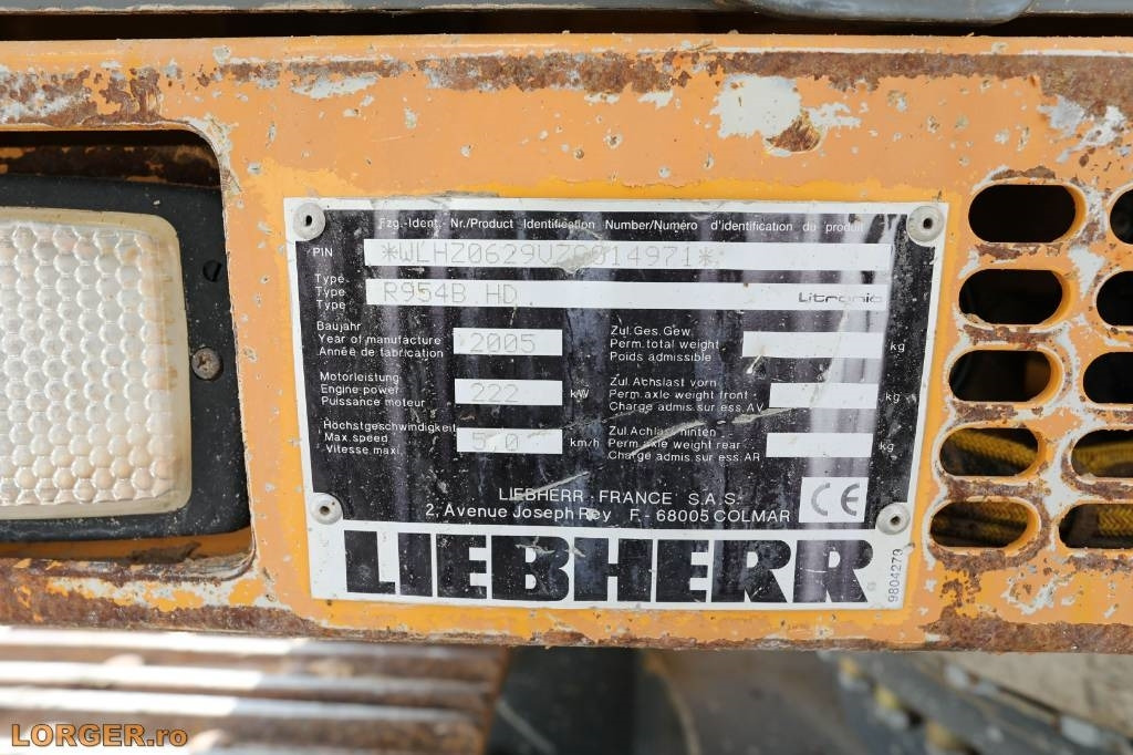 Excavadora de cadenas Liebherr R 954 B: foto 17