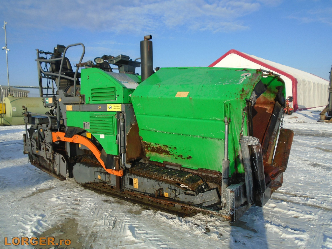 Vögele Super 1300-2 - Pavimentadora de asfalto: foto 4 Vögele Super 1300-2 - Pavimentadora de asfalto: foto 4