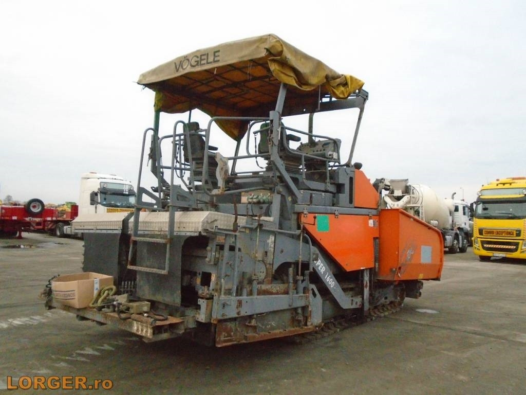 Vögele Super 1600 - Pavimentadora de asfalto: foto 3 Vögele Super 1600 - Pavimentadora de asfalto: foto 3
