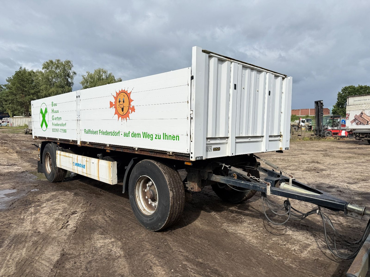 Krone AZ - Remolque plataforma/ Caja abierta: foto 1 Krone AZ - Remolque plataforma/ Caja abierta: foto 1