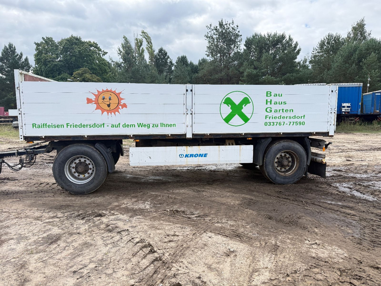 Krone AZ - Remolque plataforma/ Caja abierta: foto 4 Krone AZ - Remolque plataforma/ Caja abierta: foto 4