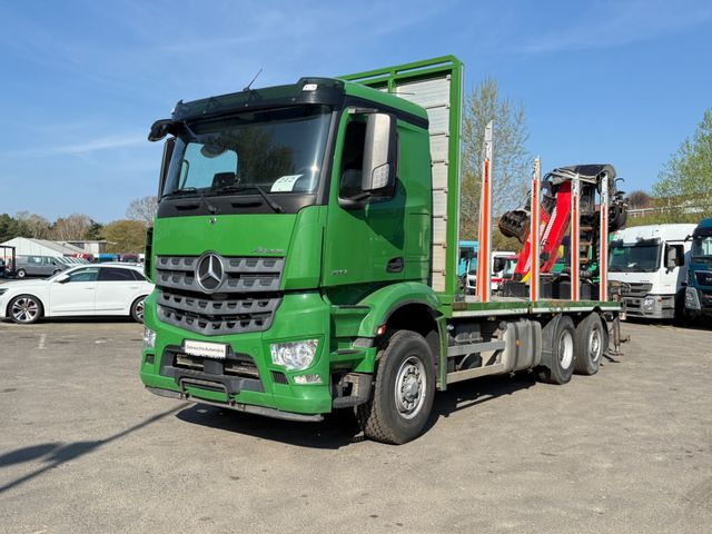 Mercedes-Benz Actros 2571 Holztransporter mit Kran - Camión forestal, Camión grúa: foto 3 Mercedes-Benz Actros 2571 Holztransporter mit Kran - Camión forestal, Camión grúa: foto 3